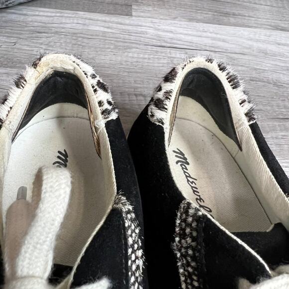 madewell Sidewalk Low-Top Sneakers in Suede and Spot Calf Size 6 1/2 - Picture 9 of 11